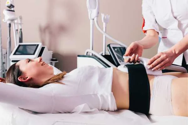 woman having body sculpting to help improve her body image and her mental health Ossett